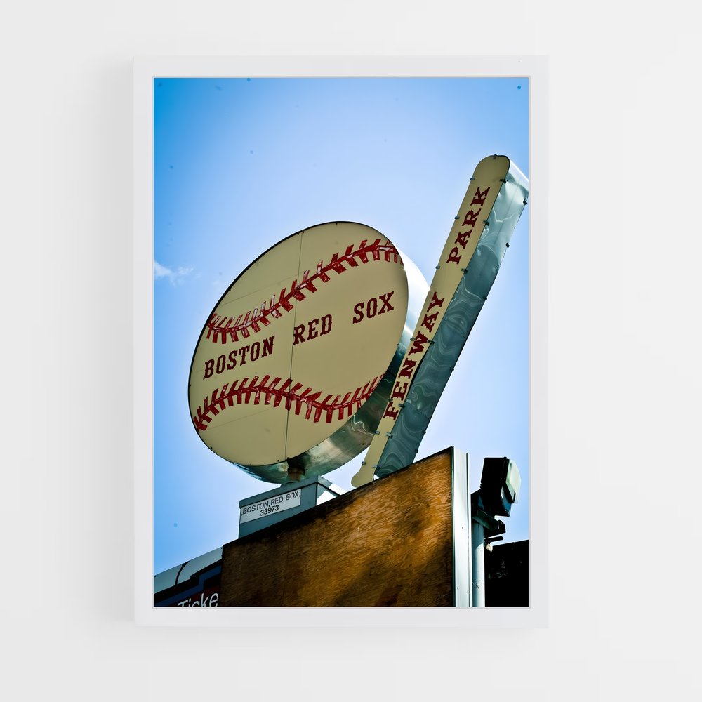 Poster Fenêtre sur Fenway – affiche Baseball (vue 3)